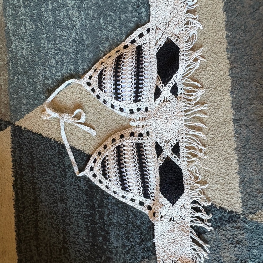 Crochet Triangle Bikini Top